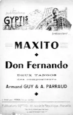 download the accordion score DON FERNANDO in PDF format