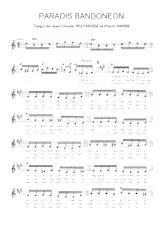 descargar la partitura para acordeón Paradis bandonéon en formato PDF