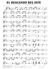 download the accordion score EL DESCANZO DEL JEFE in PDF format