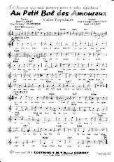 download the accordion score Au petit bal des amoureux in PDF format