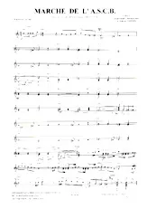 scarica la spartito per fisarmonica Marche de l' A.S.C.B. in formato PDF