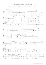 download the accordion score O TOI MA BELLE OCCITANIE in PDF format