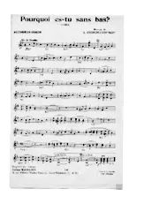 download the accordion score POURQUOI ES-TU SANS BAS in PDF format