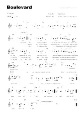 télécharger la partition d'accordéon Boulevard au format PDF