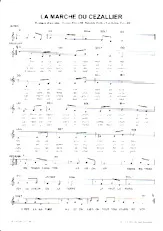 descargar la partitura para acordeón LA MARCHE DU CEZALLIER en formato PDF