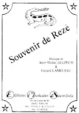 télécharger la partition d'accordéon Souvenir de Rezé au format PDF