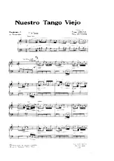télécharger la partition d'accordéon NUESTRO TANGO VIEJO au format PDF