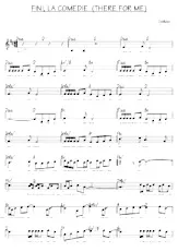 télécharger la partition d'accordéon FINI LA COMEDIE (THERE FOR ME)  relevé au format PDF
