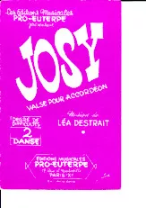 download the accordion score Josy in PDF format