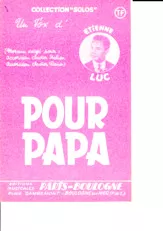 descargar la partitura para acordeón Pour papa en formato PDF