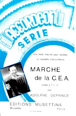 télécharger la partition d'accordéon Marche de la C.E.A au format PDF