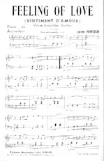 download the accordion score FEELING OF LOVE (Sentiment d' Amour) in PDF format