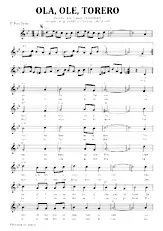 download the accordion score Ola, Olé, Torero in PDF format