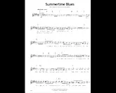 scarica la spartito per fisarmonica SUMMERTIME BLUES in formato PDF
