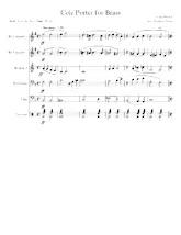 télécharger la partition d'accordéon Cole Porter For Brass  au format PDF