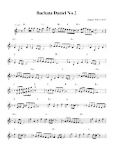 download the accordion score Bachata à Daniel No2 et intro in PDF format