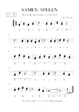 descargar la partitura para acordeón SAMEN SPELEN en formato PDF