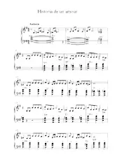 download the accordion score Historia de un amor in PDF format