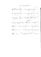 descargar la partitura para acordeón All your Love en formato PDF