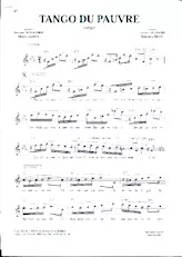 descargar la partitura para acordeón Tango du pauvre en formato PDF