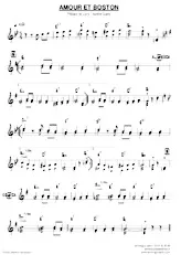 download the accordion score AMOUR ET BOSTON in PDF format