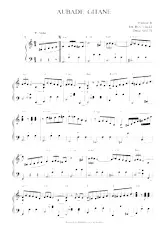download the accordion score AUBADE GITANE in PDF format