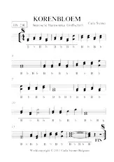 download the accordion score KORENBLOEM Griffschrift in PDF format