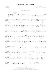 descargar la partitura para acordeón Grazie Di Cuore  en formato PDF