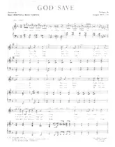 scarica la spartito per fisarmonica God save (The king) in formato PDF
