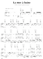 download the accordion score La mer à boire in PDF format