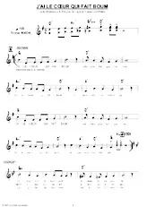 download the accordion score J'ai le cœur qui fait boum in PDF format
