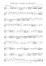 télécharger la partition d'accordéon MARCHE TURQUE de MOZART au format PDF