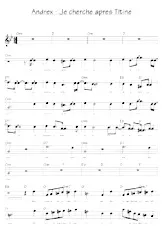 download the accordion score JE CHERCHE APRES TITINE in PDF format