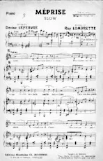 download the accordion score Méprise in PDF format