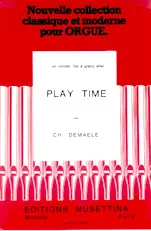 scarica la spartito per fisarmonica Play time in formato PDF