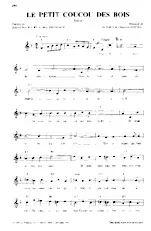 descargar la partitura para acordeón Le petit coucou des bois en formato PDF