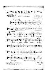 download the accordion score GENEVIEVE in PDF format