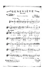 descargar la partitura para acordeón GENEVIEVE en formato PDF