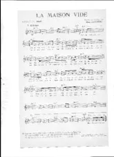 scarica la spartito per fisarmonica La maison vide (orchestration complète) in formato PDF