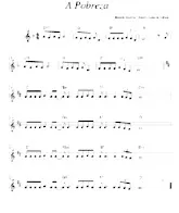 download the accordion score A Pobreza in PDF format