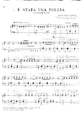 download the accordion score E stata una follia in PDF format