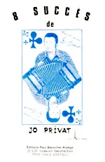 télécharger la partition d'accordéon 8 succès de Jo PRIVAT au format PDF