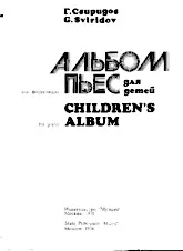 télécharger la partition d'accordéon Children's Album /Album pour enfants / (Piano) au format PDF