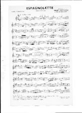 scarica la spartito per fisarmonica Espagnolette (orchestration suite) in formato PDF