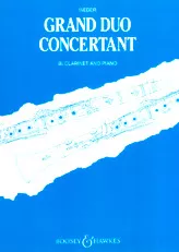 télécharger la partition d'accordéon Carl Maria Von Weber :  Grand Duo Concertant (Bb Clarinet and Piano) au format PDF