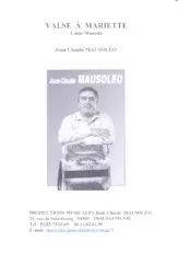 scarica la spartito per fisarmonica Valse à Mariette in formato PDF