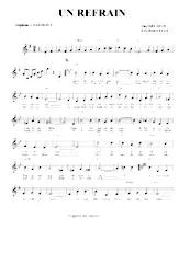 download the accordion score Un refrain in PDF format