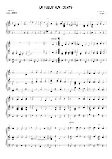 télécharger la partition d'accordéon La fleur aux dents (SheetMusic) Remaster au format PDF
