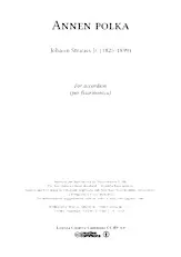 download the accordion score Annen polka in PDF format