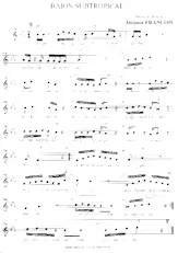 descargar la partitura para acordeón Baion subtropical (Avec paroles) en formato PDF